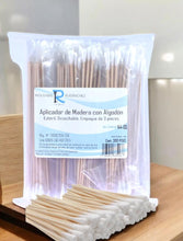 Cargar imagen en el visor de la galería, Aplicador de Madera Con Punta de Algodón Estéril con tres Ruisánchez ®