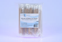 Cargar imagen en el visor de la galería, Aplicador de Madera Con Punta de Algodón Estéril con tres Ruisánchez ®