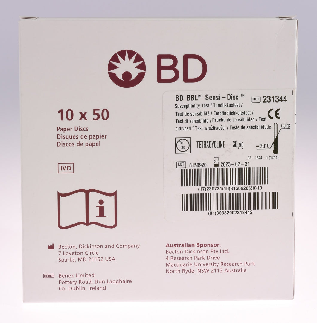 Tetraciclina Sensi-Disc® BBL®