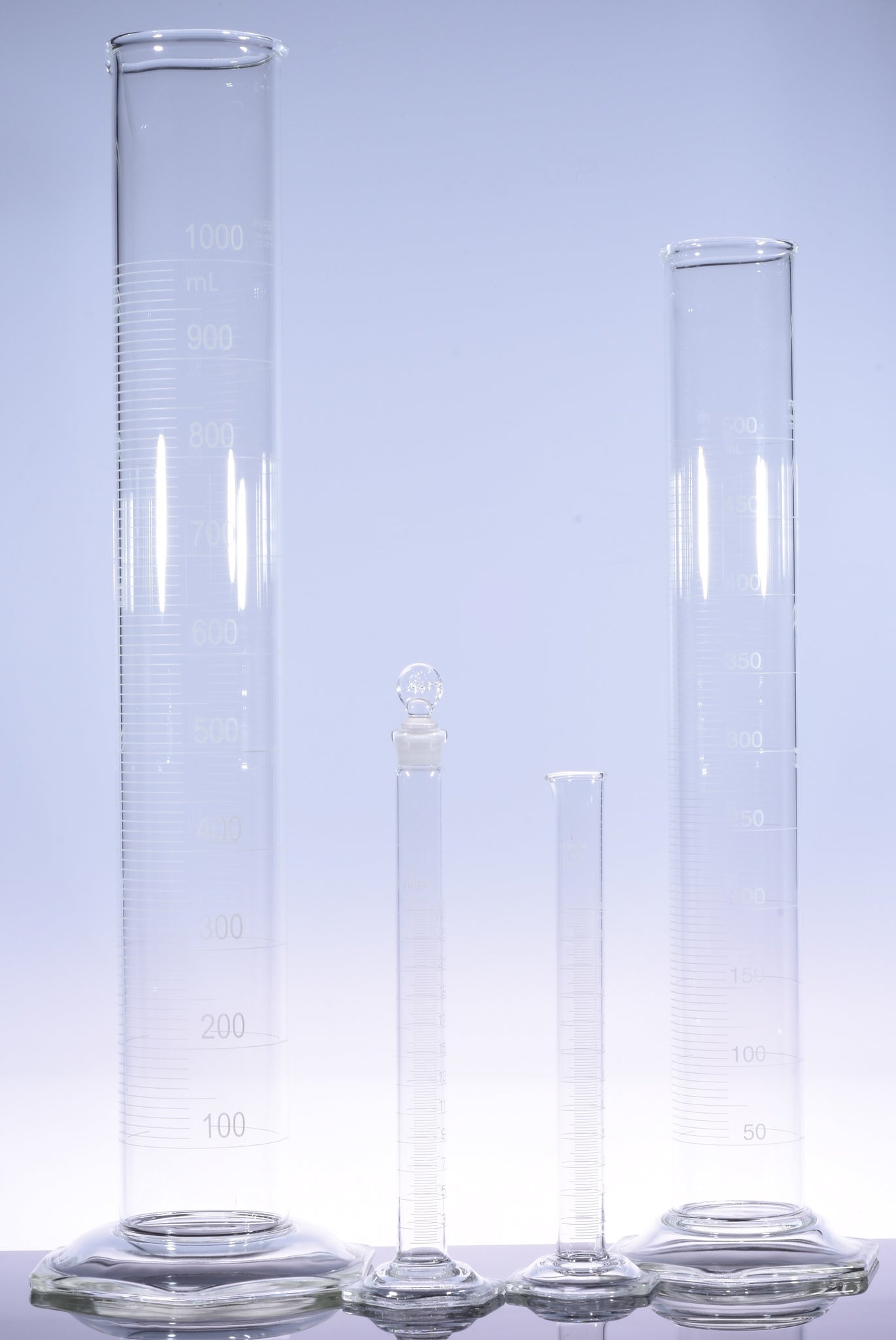Probeta de cristal con tapón de corcho 15x2,5 cm