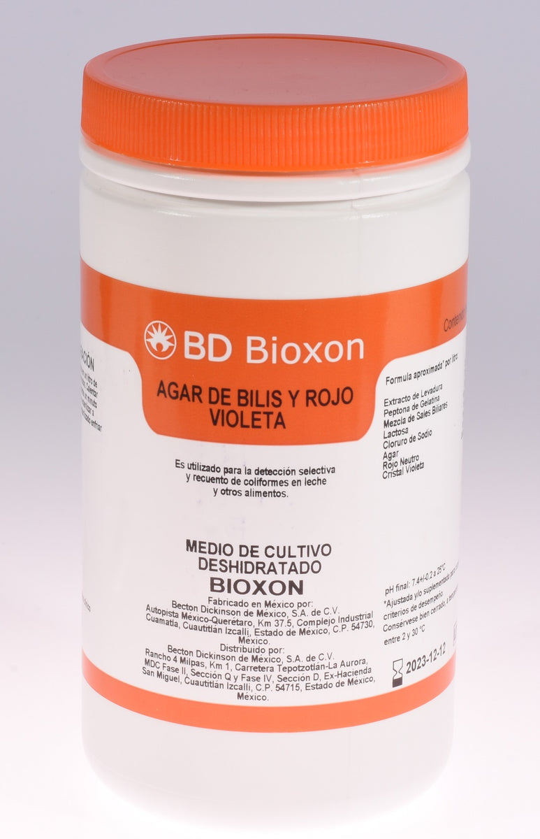 Agar Bilis Rojo Violeta Bioxon® – Productos Biológicos Hyla
